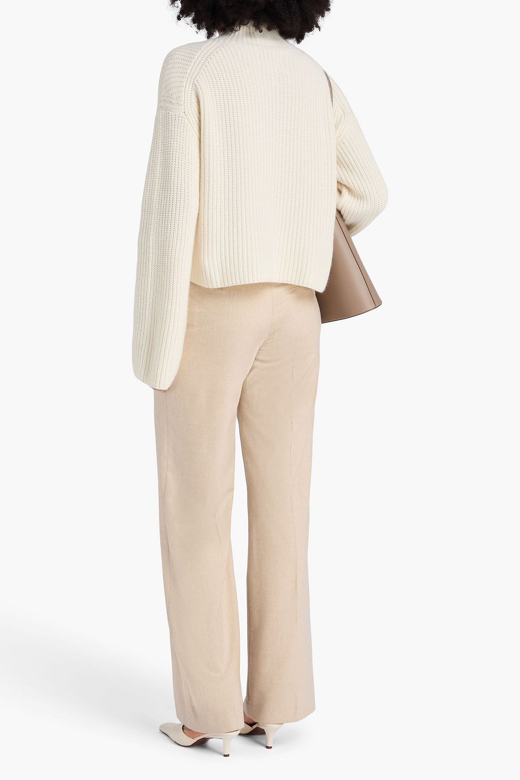 LOULOU STUDIO Faro ribbed cashmere turtleneck sweater