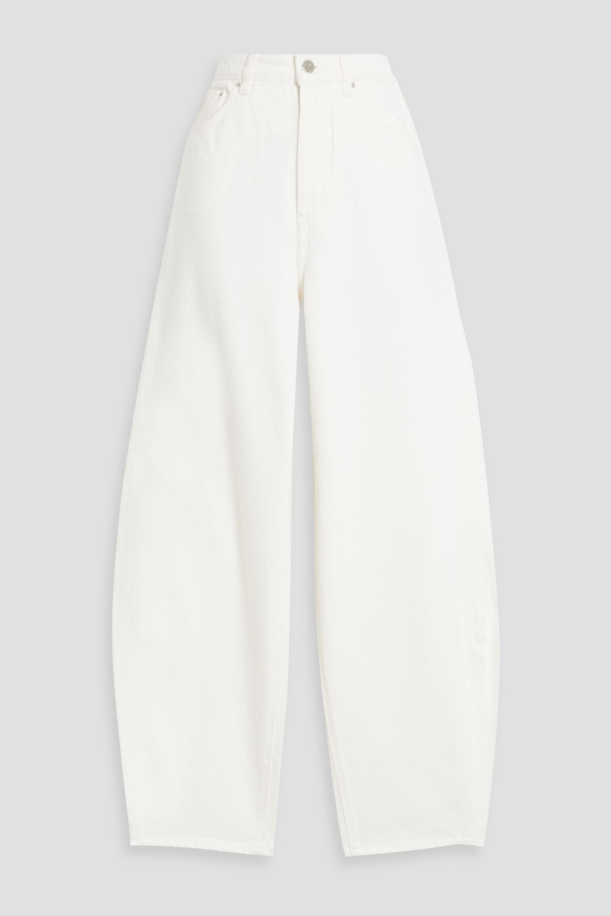 TOTEME High-rise barrel-leg jeans thumbnail