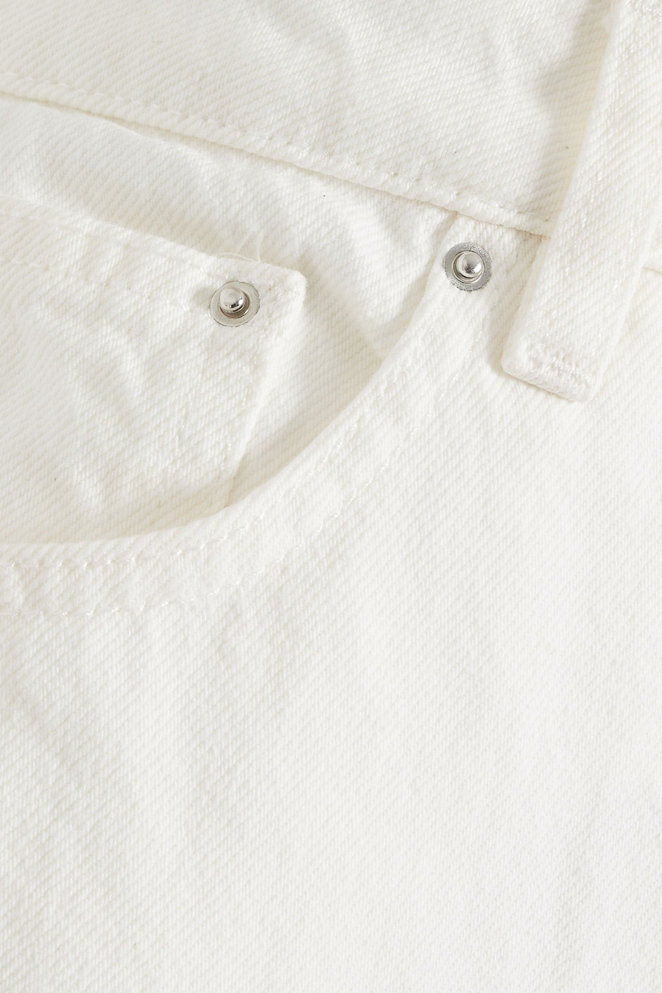 Totême Off-white Barrel Leg Jeans In White