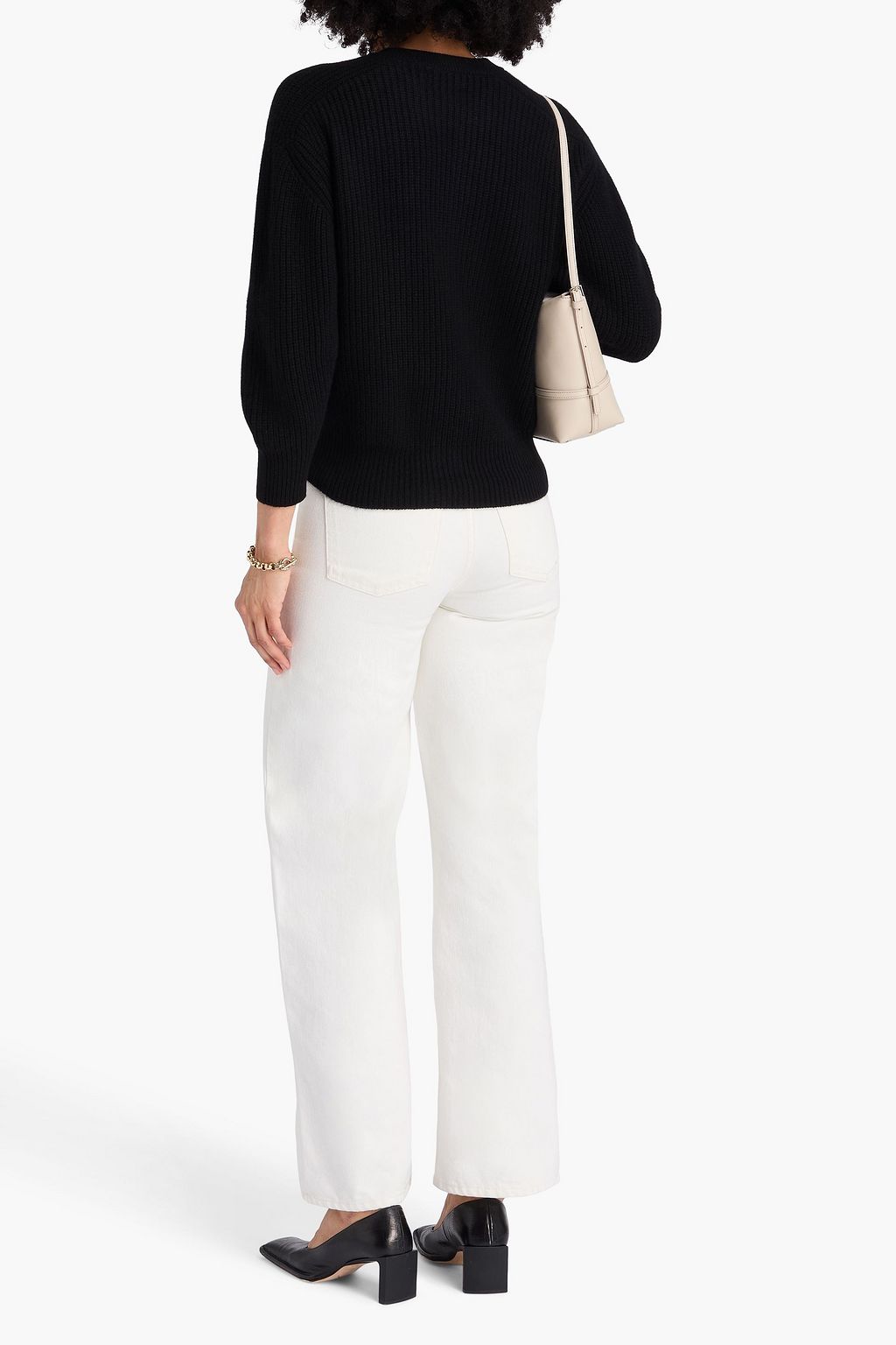 LOULOU STUDIO Nestor ribbed cashmere cardigan