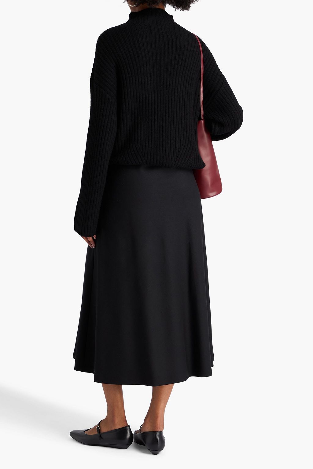 LOULOU STUDIO Ines ribbed cashmere turtleneck sweater