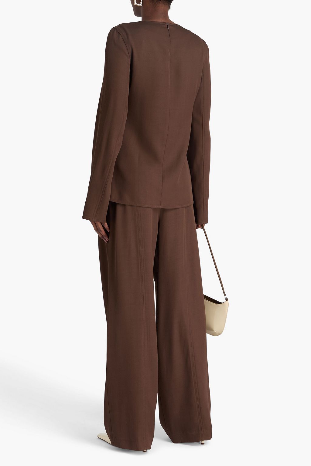 LOULOU STUDIO Renat twill blouse