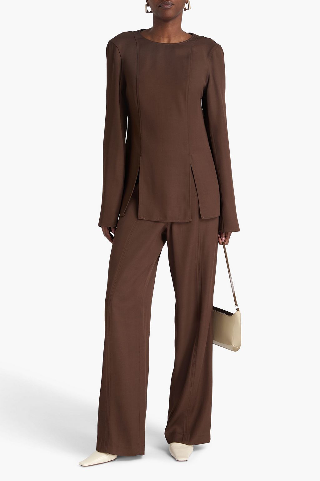 LOULOU STUDIO Renat twill blouse