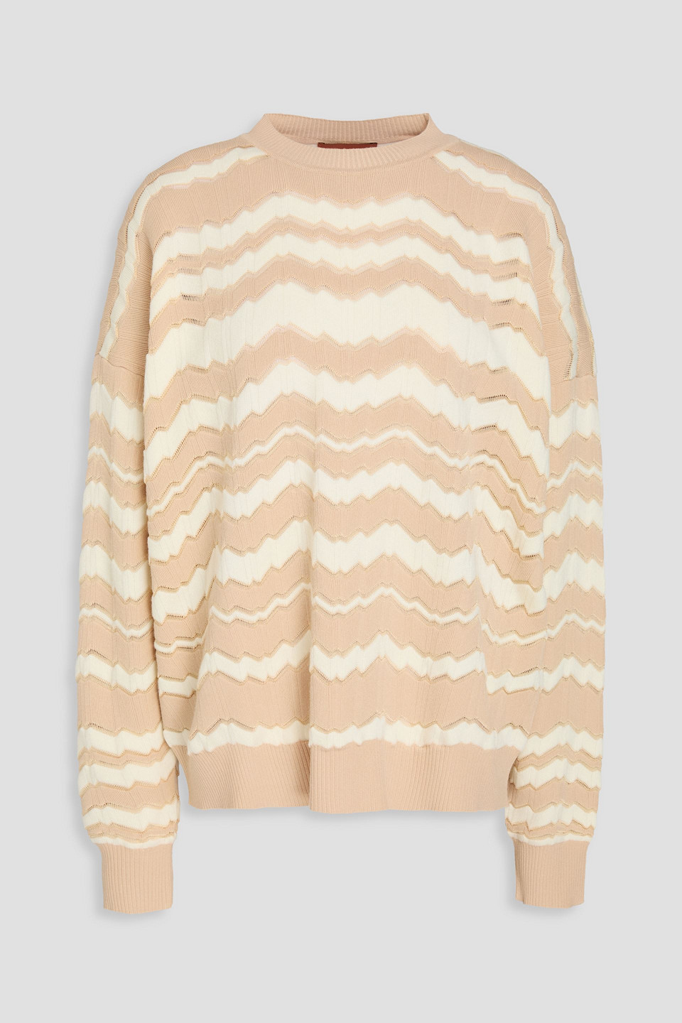 Missoni Jacquard-knit Sweater In White