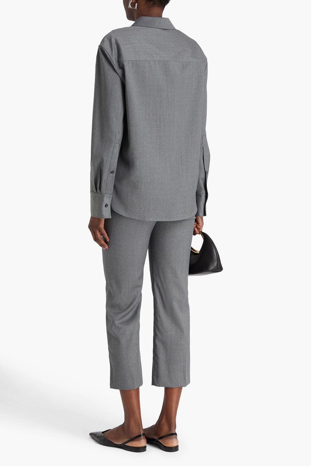LOULOU STUDIO Eliana wool-twill shirt
