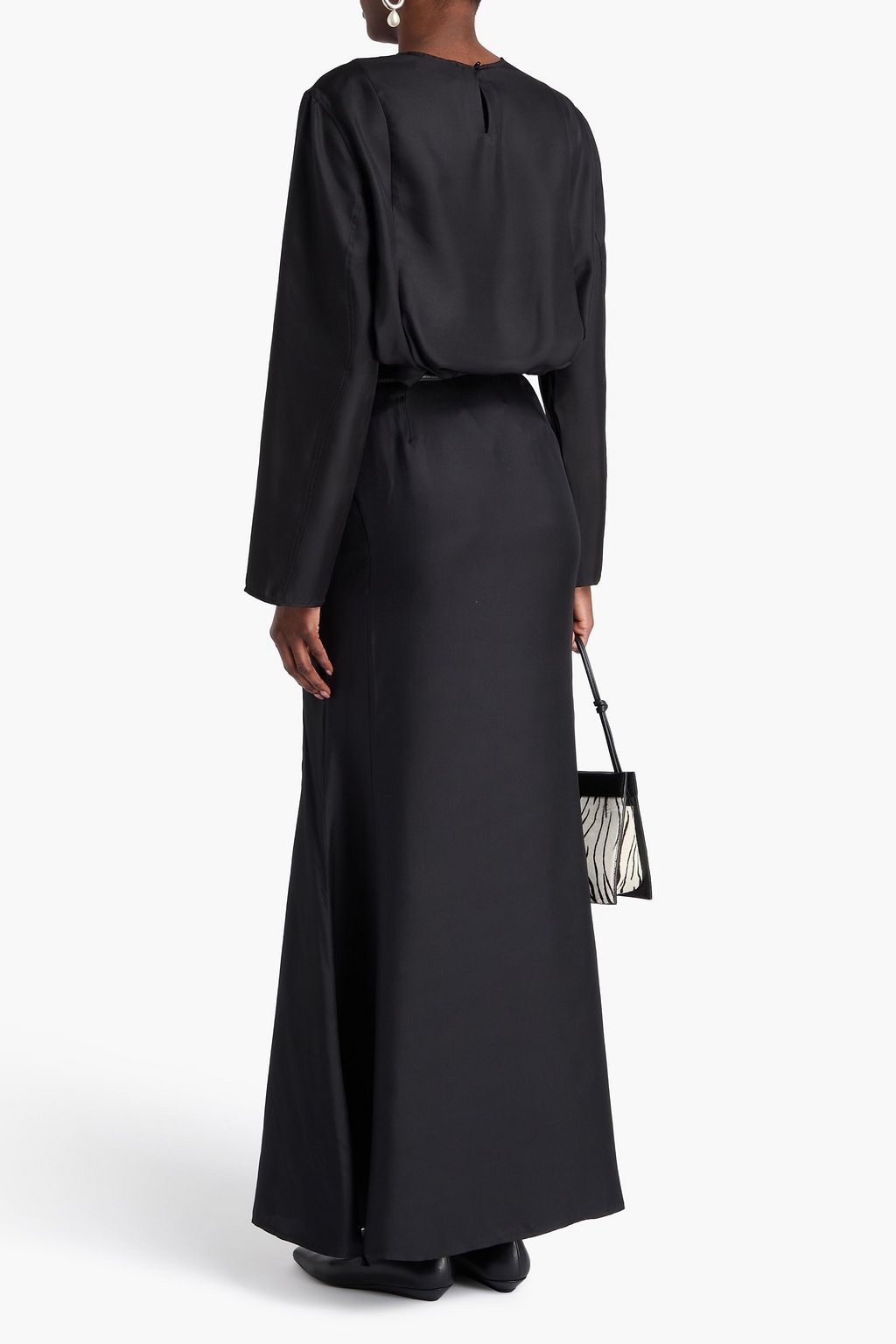 LOULOU STUDIO Maxirock „Dalupiri“ aus Seiden-Twill
