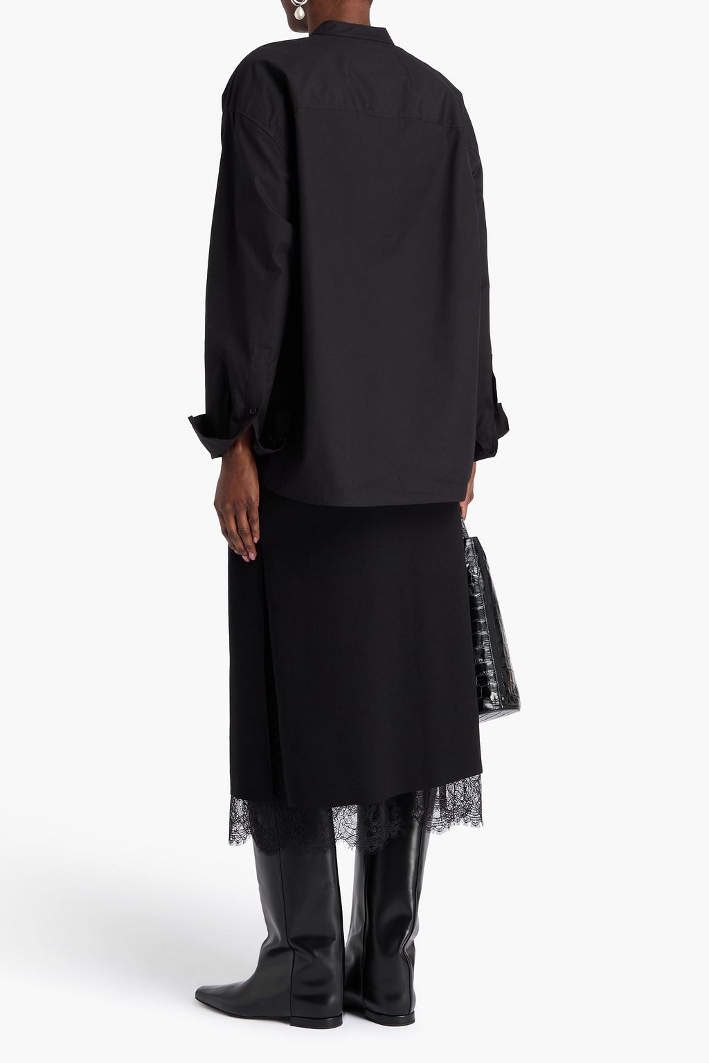 LOULOU STUDIO Pavi cotton-poplin shirt