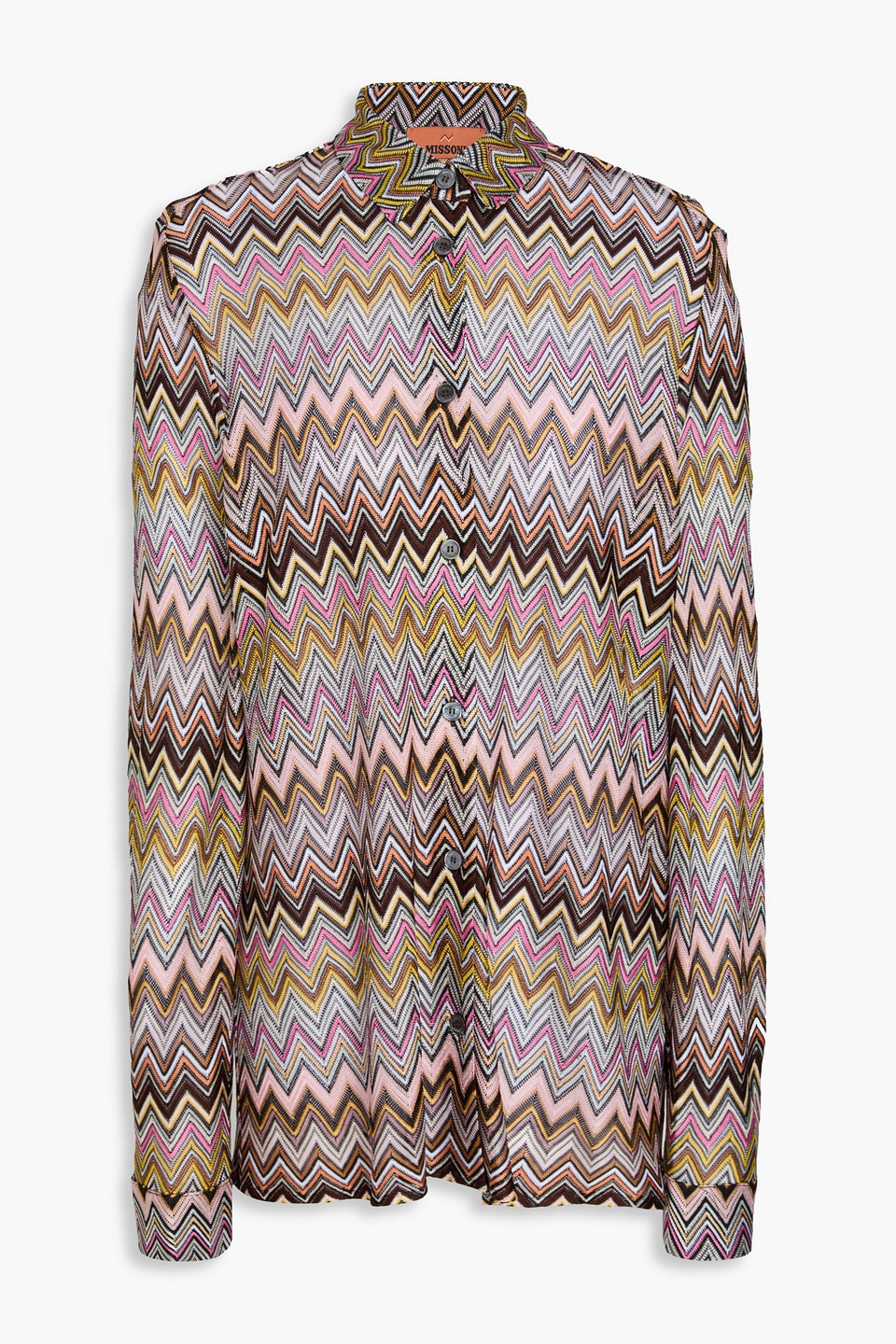 Missoni Crochet-knit Shirt