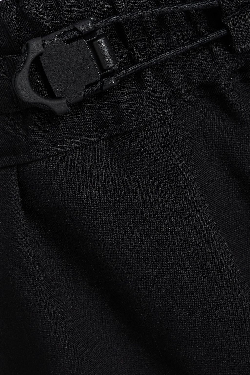 Y-3 플리츠 디테일 트윌 드로스트링 쇼츠