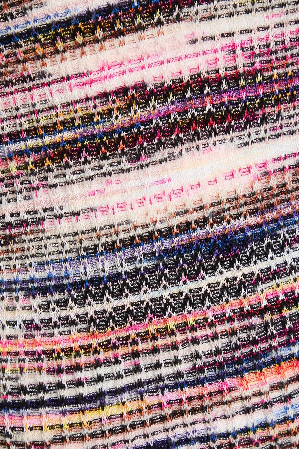MISSONI リブ編みニット ミニワンピース スペースダイ