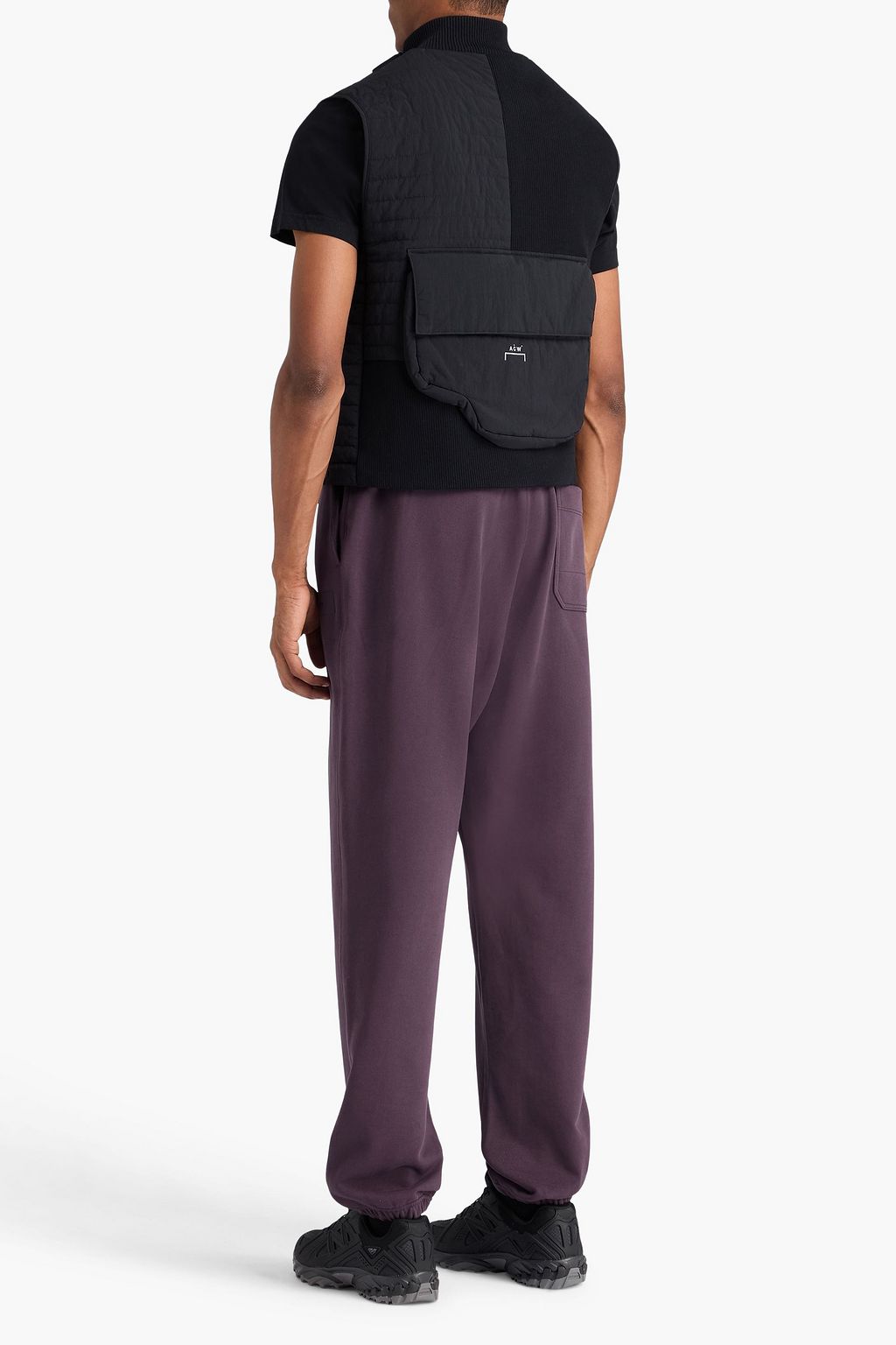 Y-3 French cotton-terry sweatpants
