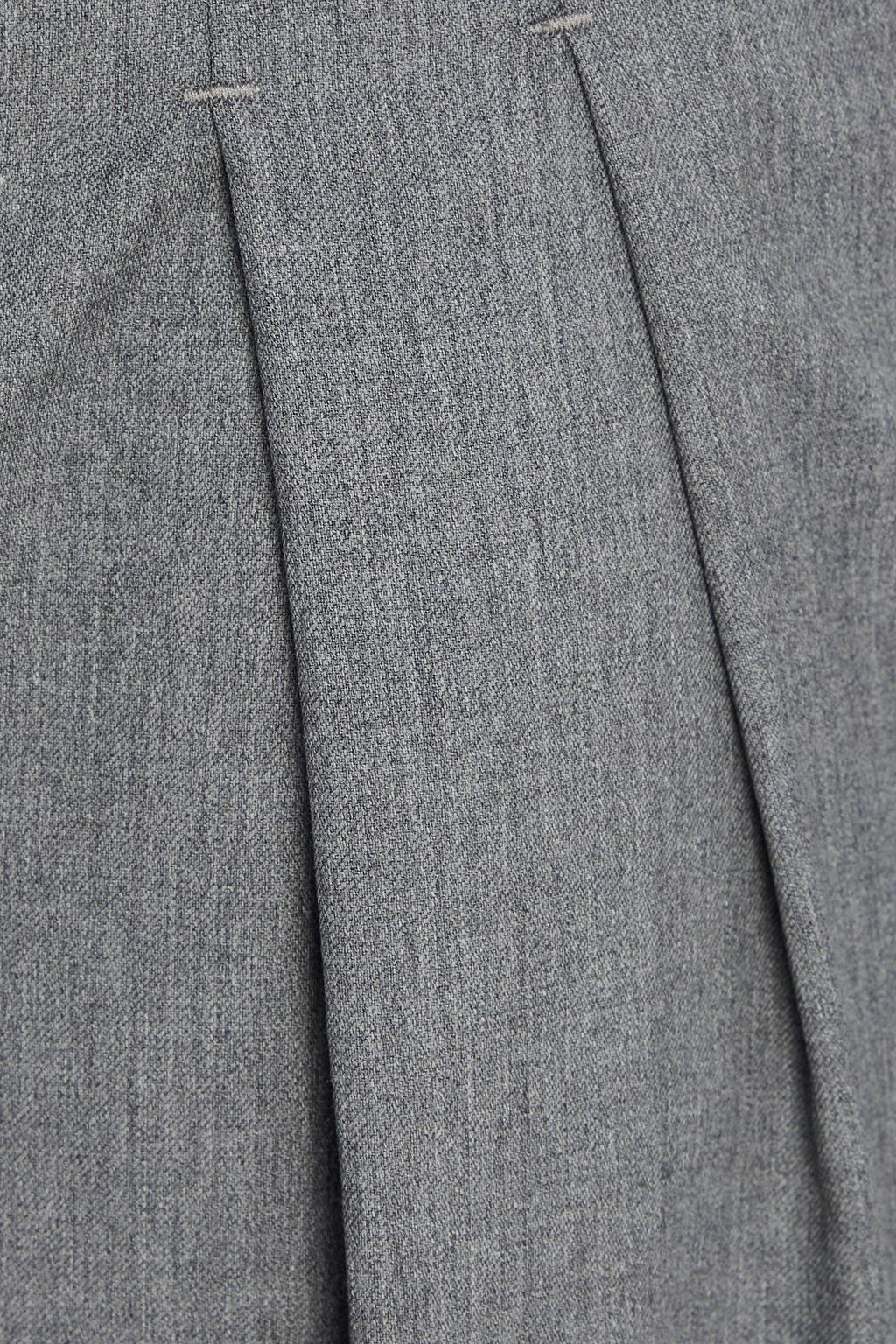 LOULOU STUDIO Sbiru pleated wool-twill wide-leg pants