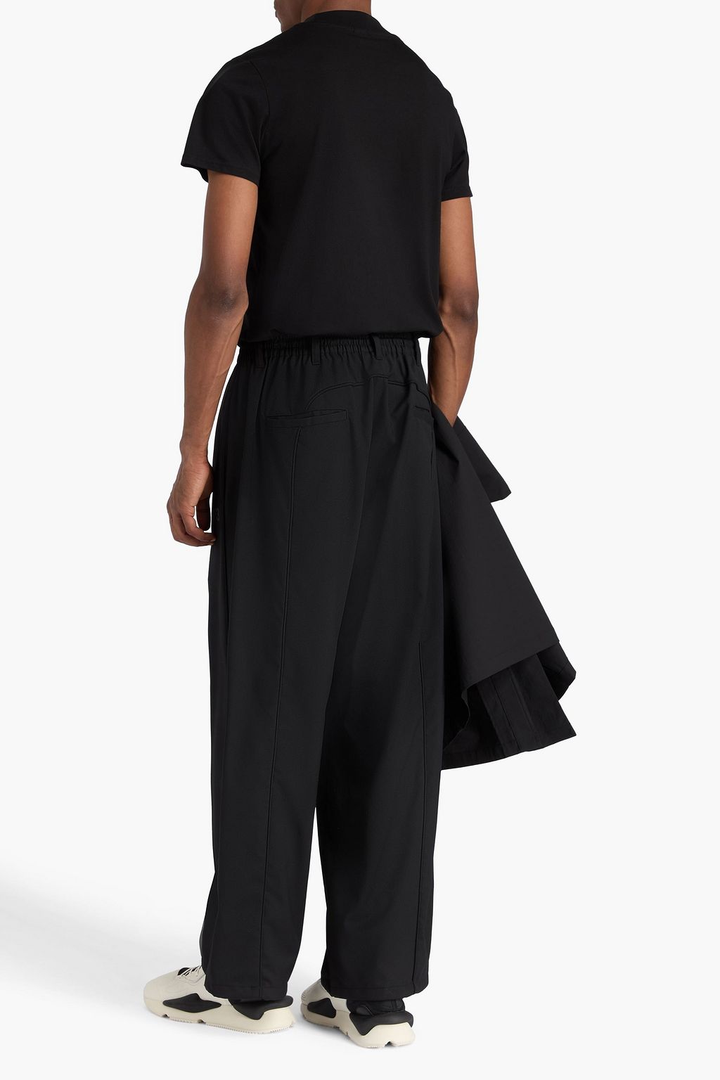 Y-3 ツイル ドローストリングパンツ