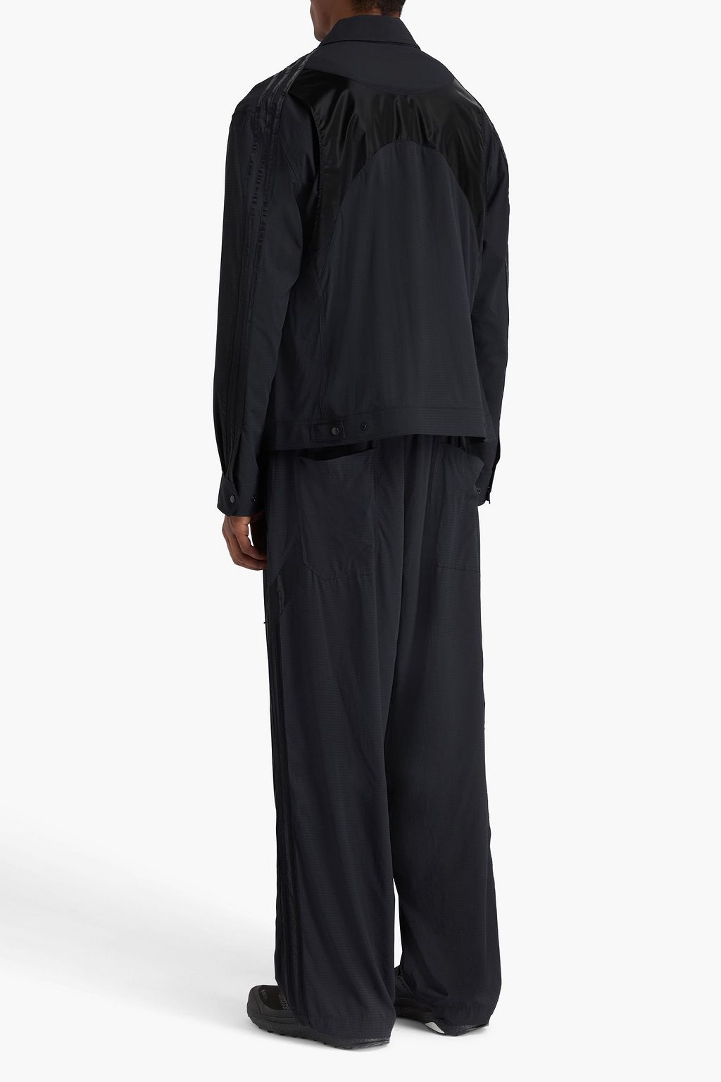 Y-3 リップストップ トラックジャケット パーフォレーション加工