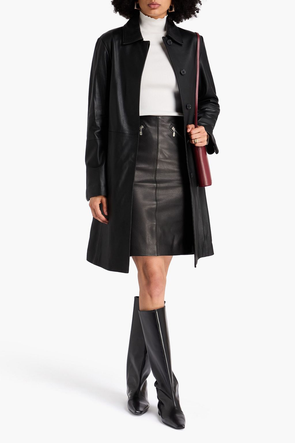 LOULOU STUDIO Gilo leather coat