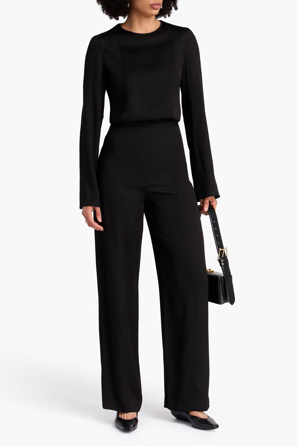 LOULOU STUDIO Talia twill wide-leg pants