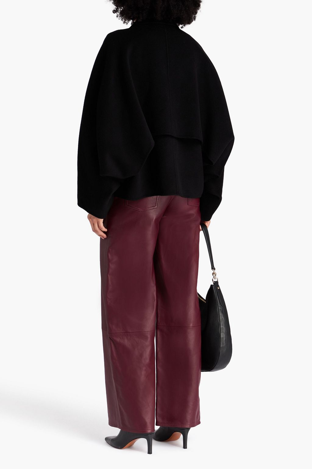 LOULOU STUDIO Camila Mantel aus einer Woll-Kaschmirmischung mit Cape-Effekt