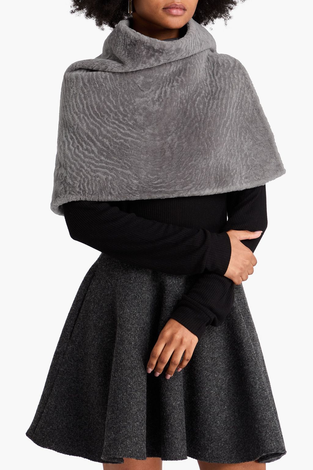 LOULOU STUDIO Ceza shearling snood