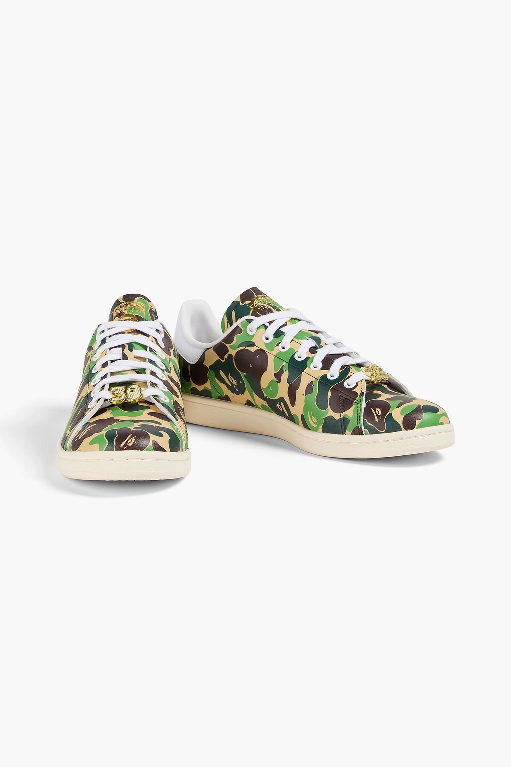 ADIDAS ORIGINALS X BAPE حذاء سنيكرز ستان سميث بطبعات