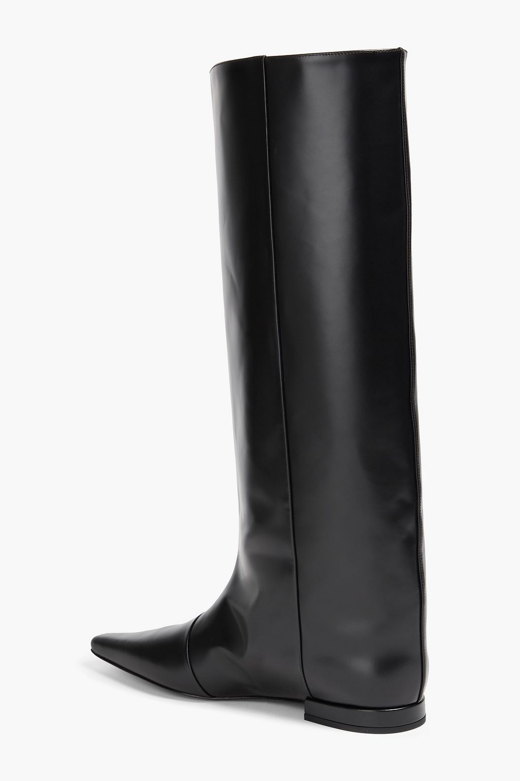 LOULOU STUDIO Lirone glossed-leather boots
