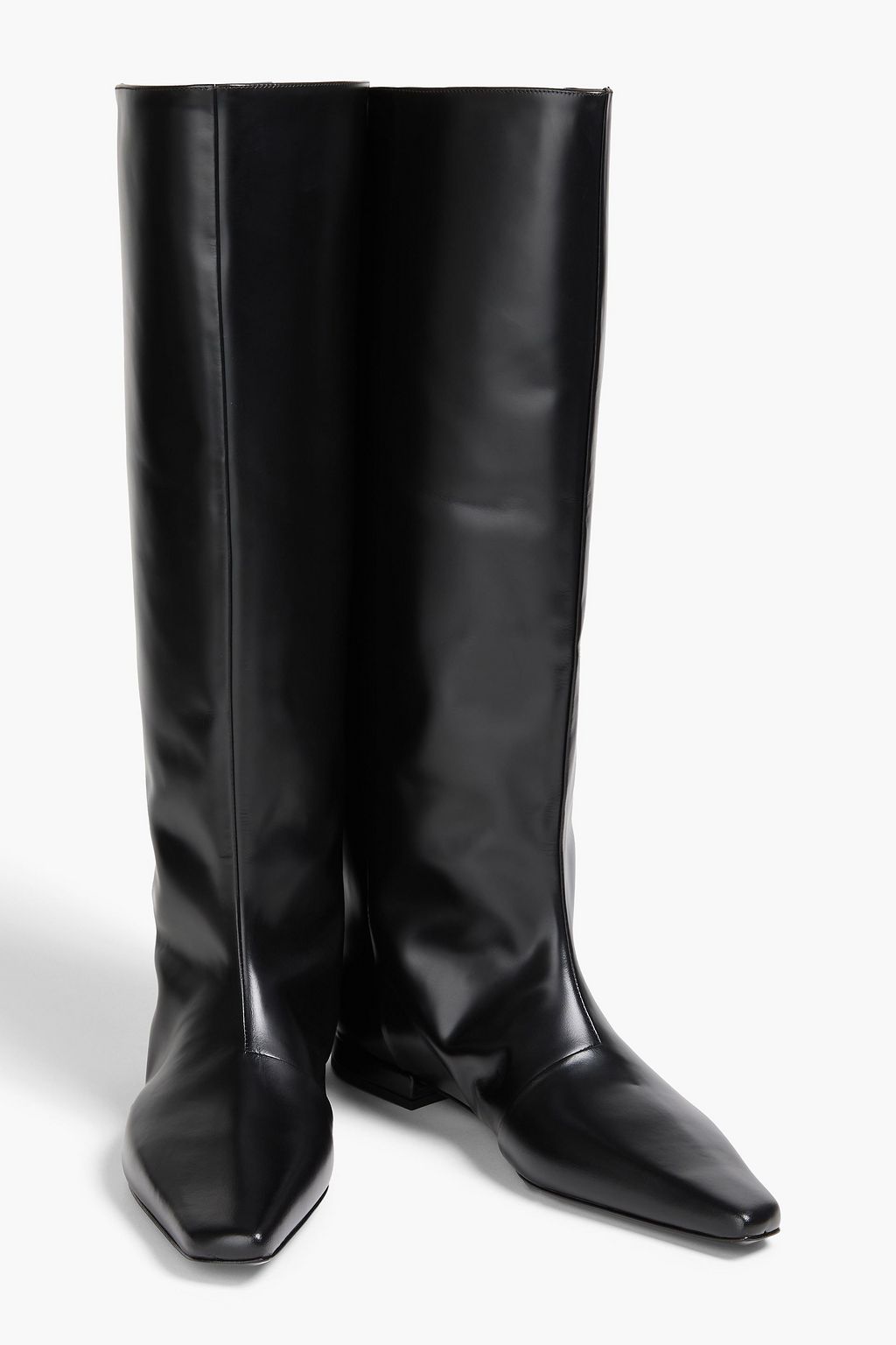 LOULOU STUDIO Lirone glossed-leather boots