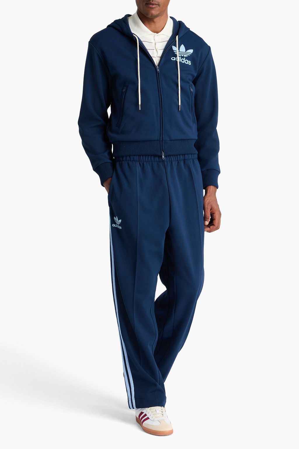ADIDAS ORIGINALS BY WALES BONNER بنطال رياضي من الصوف الناعم بطبعات