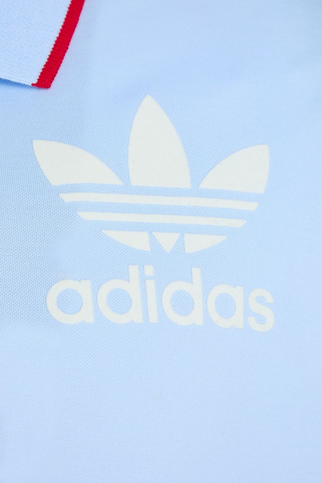 ADIDAS ORIGINALS BY WALES BONNER قميص بولو من قماش بيكيه ومزيج من القطن بطبعات
