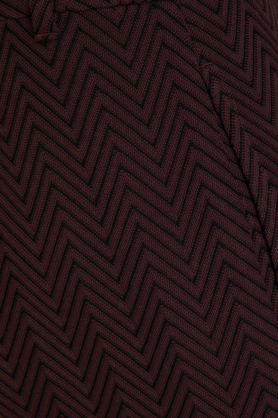 Missoni Jacquard-knit Cotton-blend Wide-leg Pants In Brown
