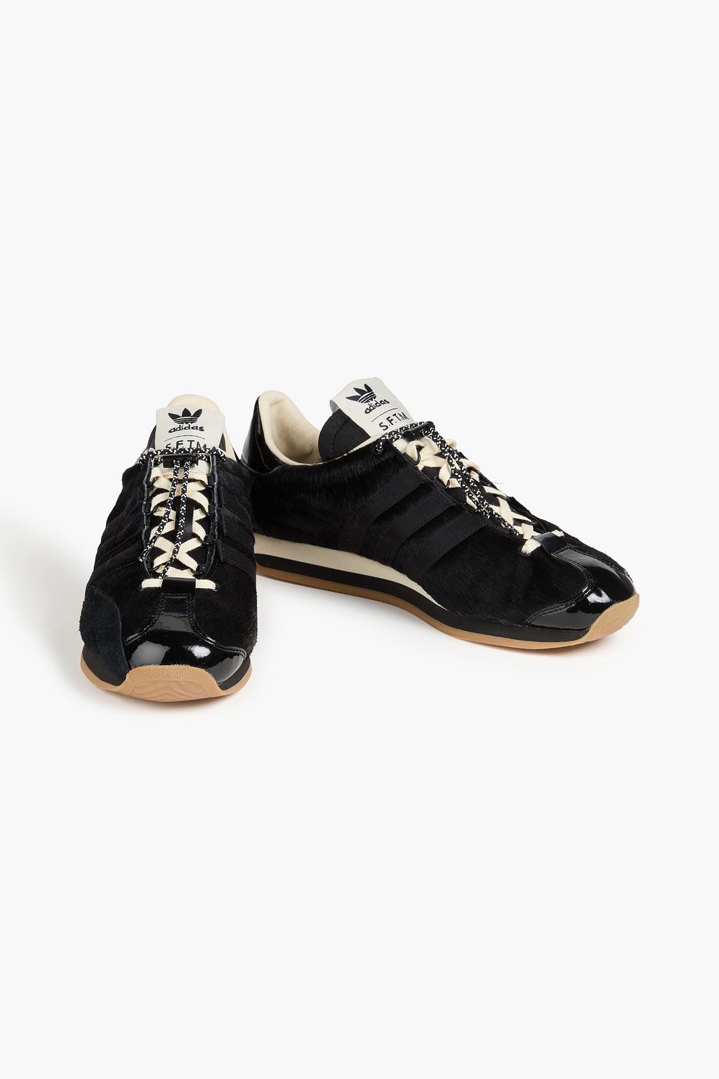 ADIDAS ORIGINALS X SONG FOR THE MUTE حذاء سنيكرز "كانتري أو جي" من وبر عجل وجلد السويد