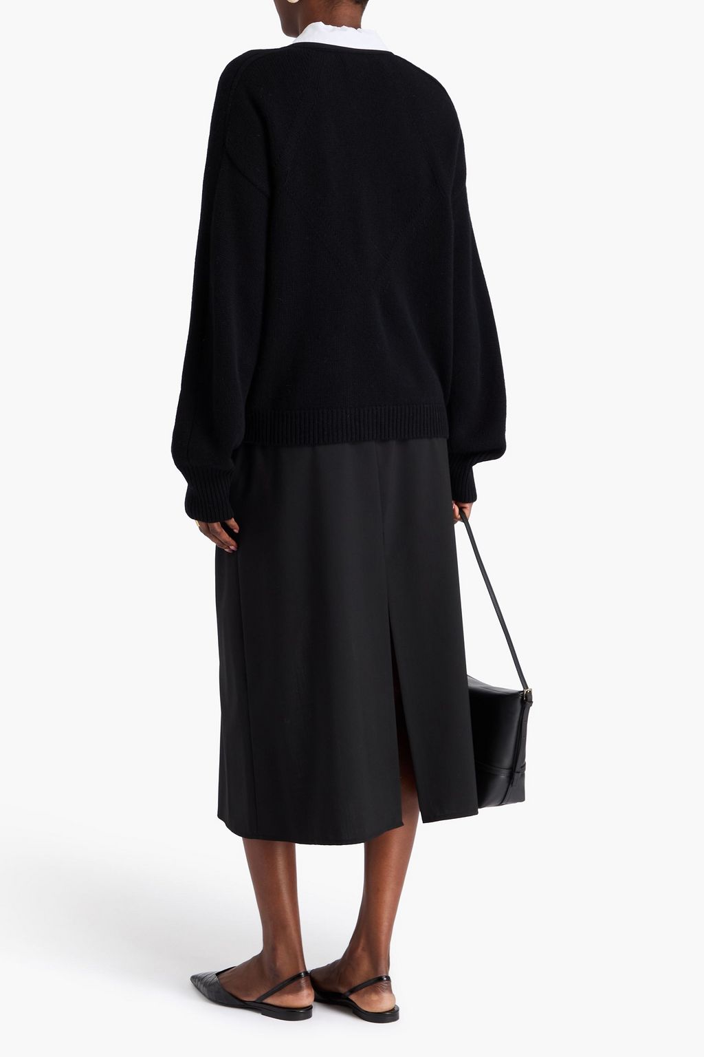 LOULOU STUDIO Zanzibar wool and cashmere-blend cardigan