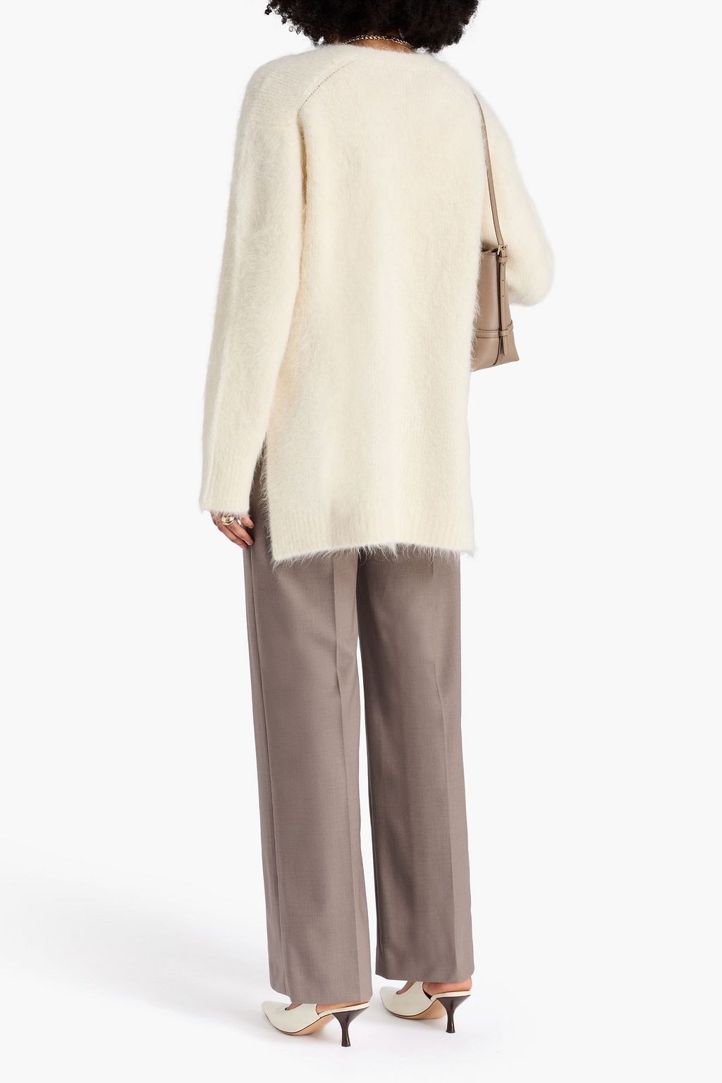 LOULOU STUDIO Goto brushed alpaca-blend sweater