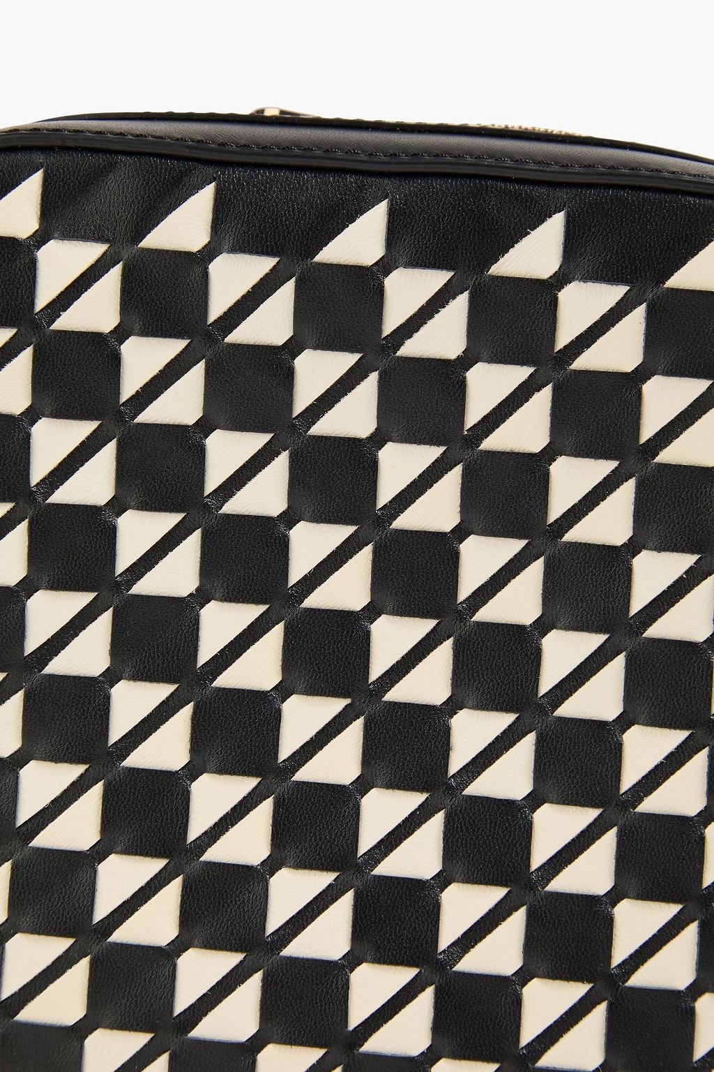 SERAPIAN حقيبة كروس بودي Petra من الجلد المحبوك