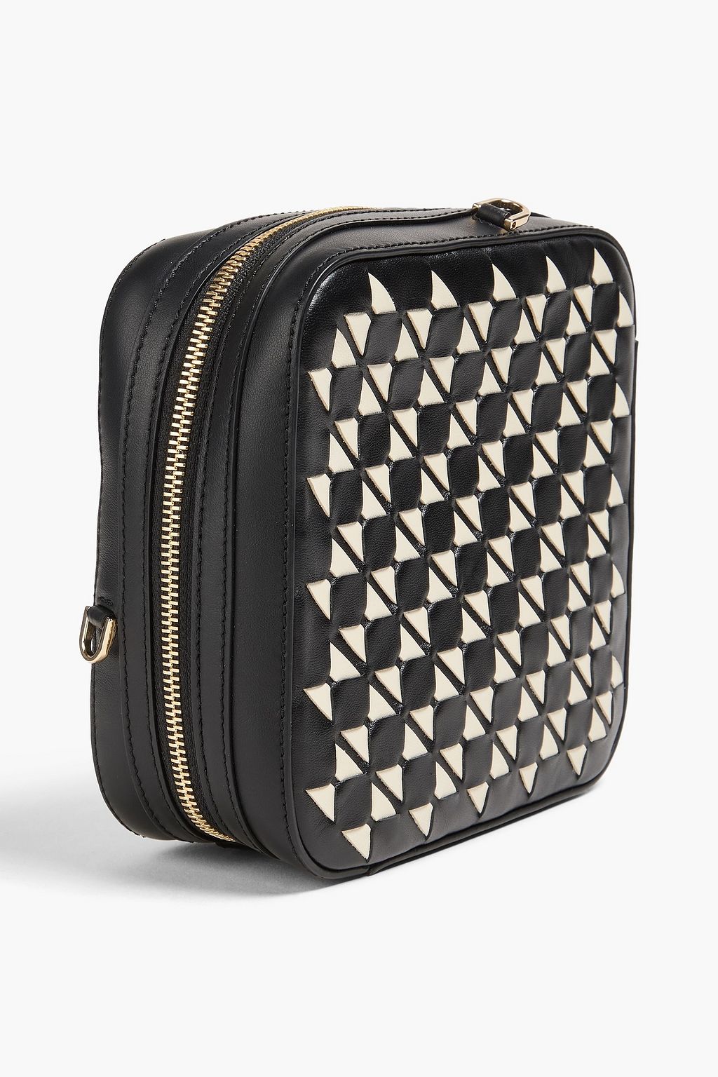 SERAPIAN حقيبة كروس بودي Petra من الجلد المحبوك