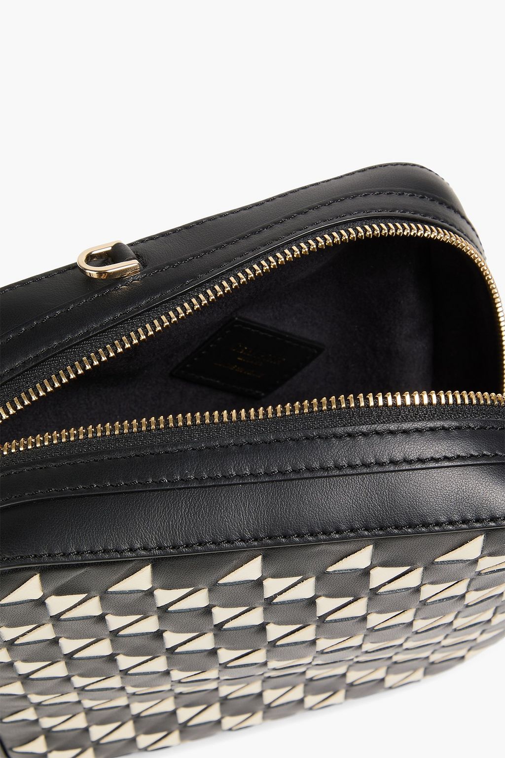 SERAPIAN حقيبة كروس بودي Petra من الجلد المحبوك