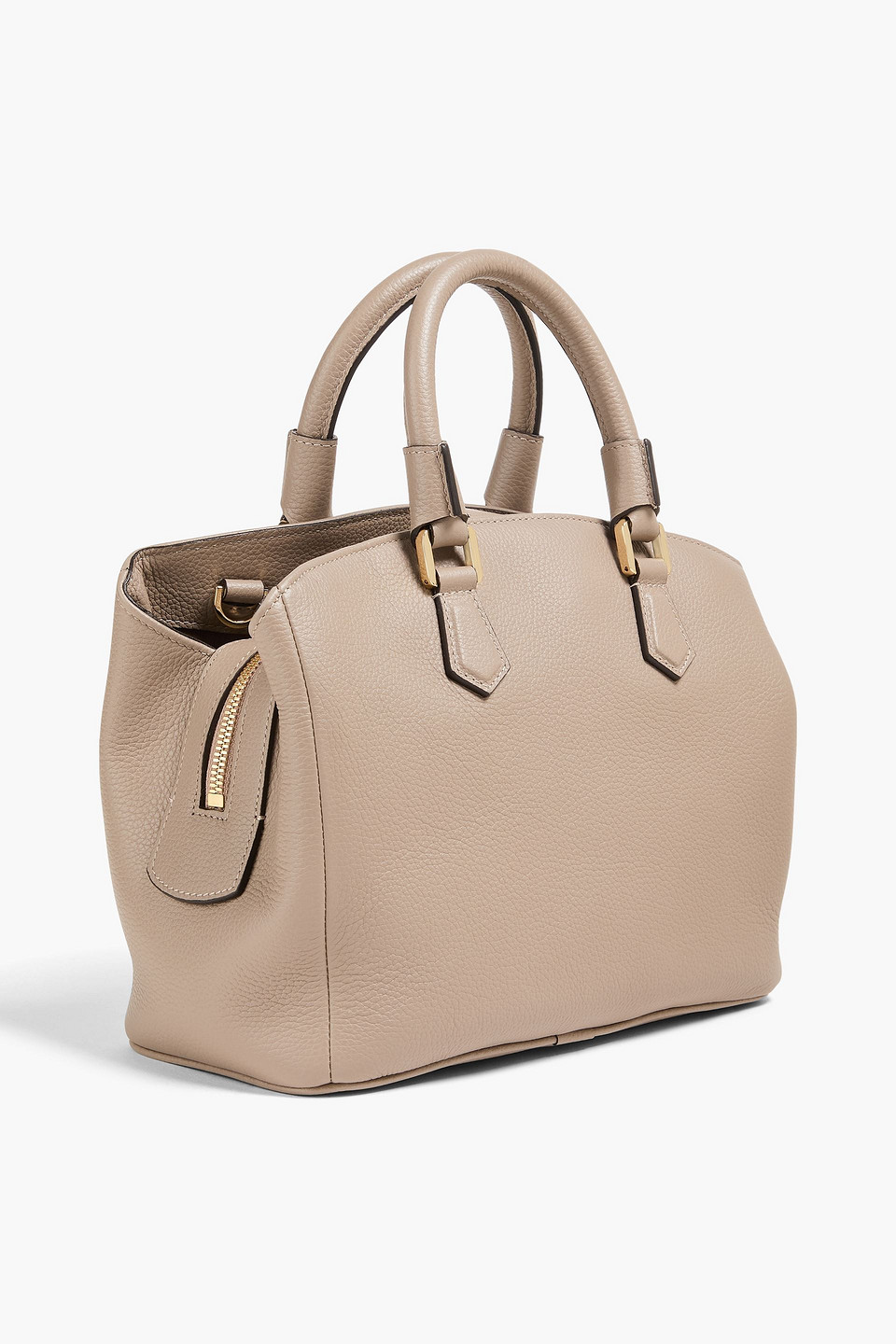 Serapian Luna Small Pebbled-leather Tote