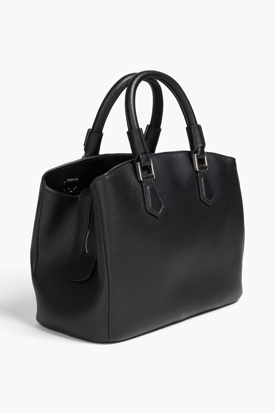 Serapian Luna Small Pebbled-leather Tote