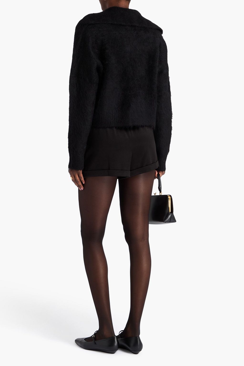LOULOU STUDIO Ambrose brushed alpaca-blend sweater