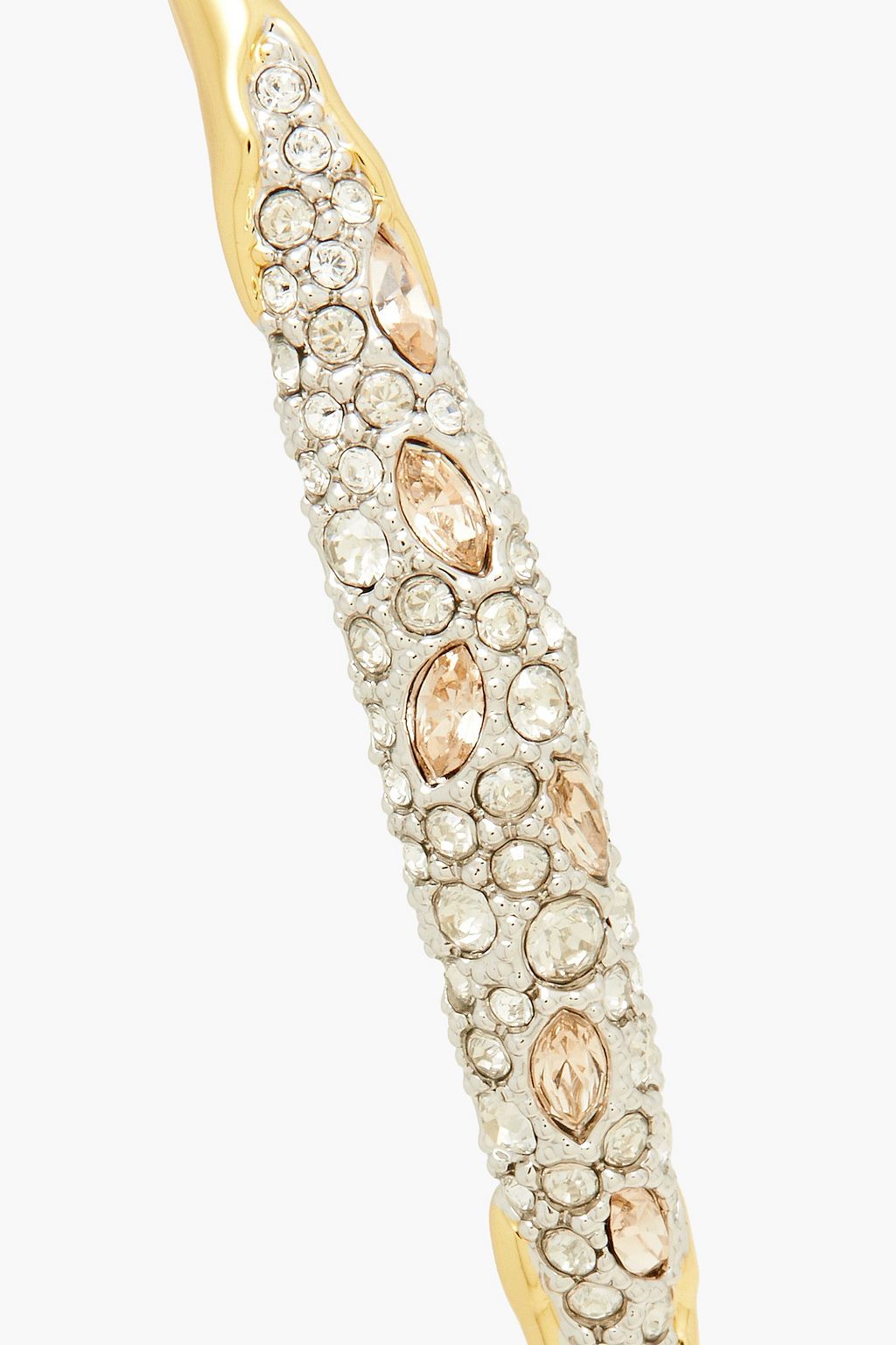 ALEXIS BITTAR クリスタル スレッドピアス ゴールドトーン