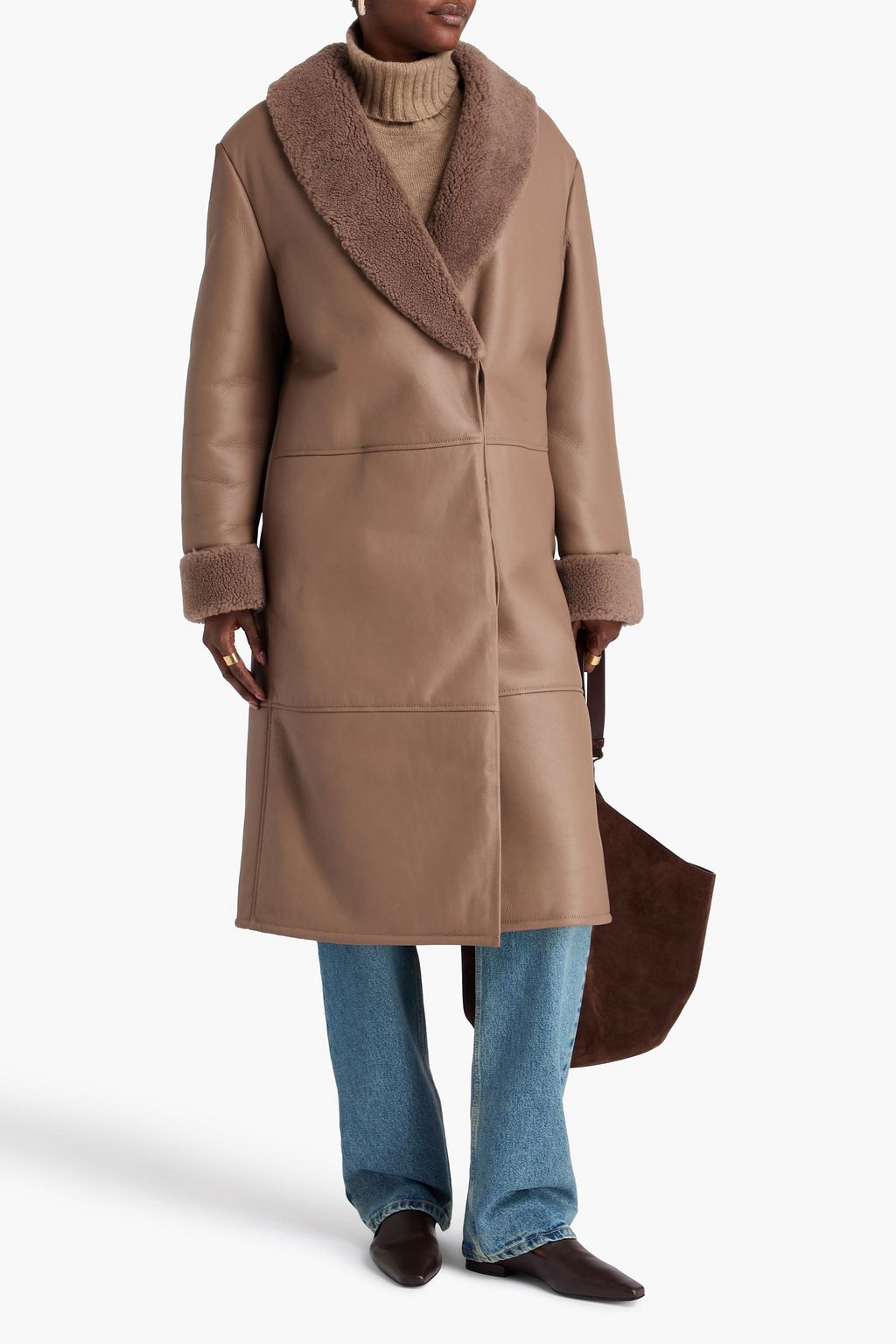 LOULOU STUDIO Elbe shearling coat