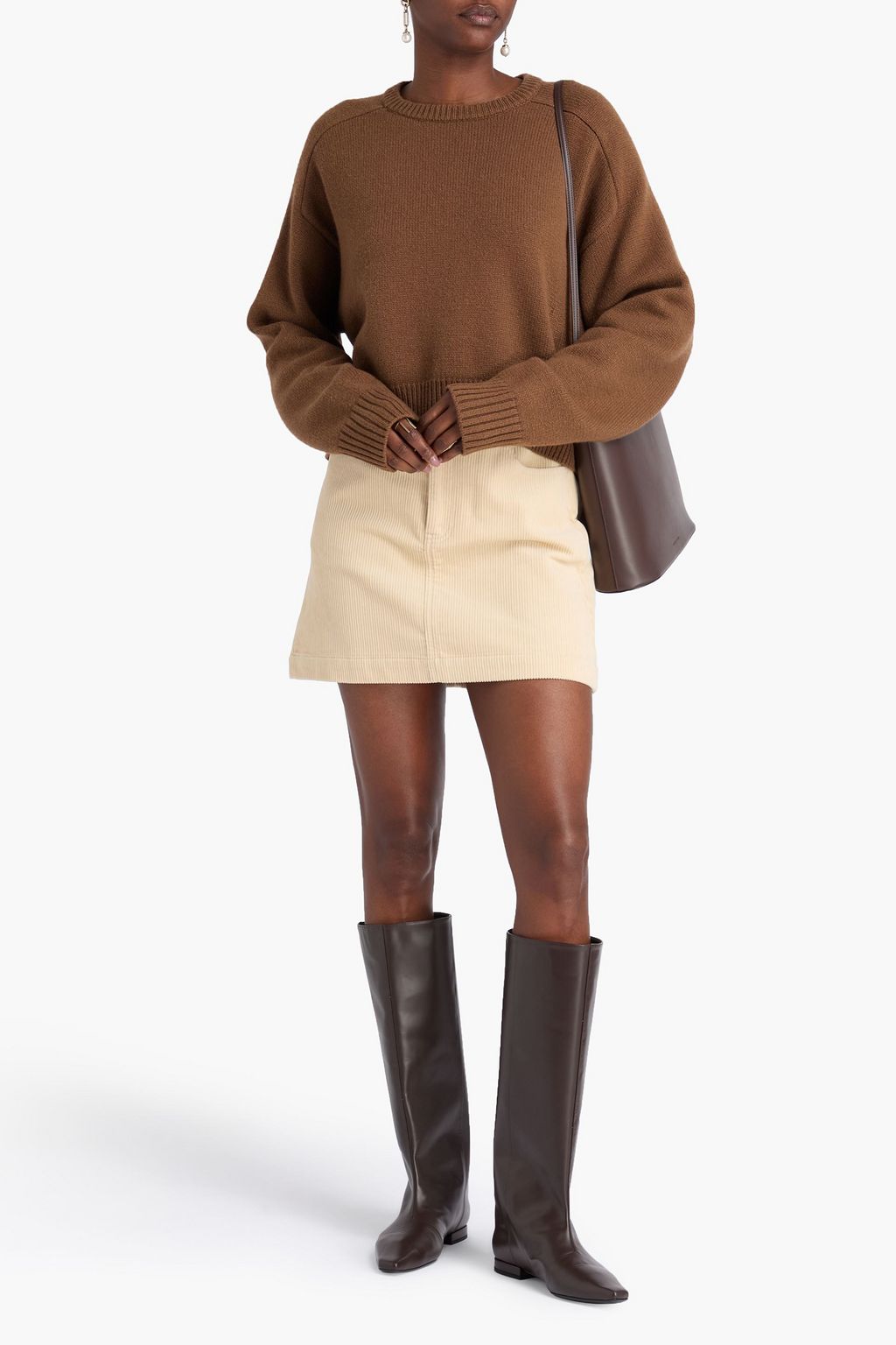 LOULOU STUDIO Bruzzi merino wool and cashmere-blend sweater