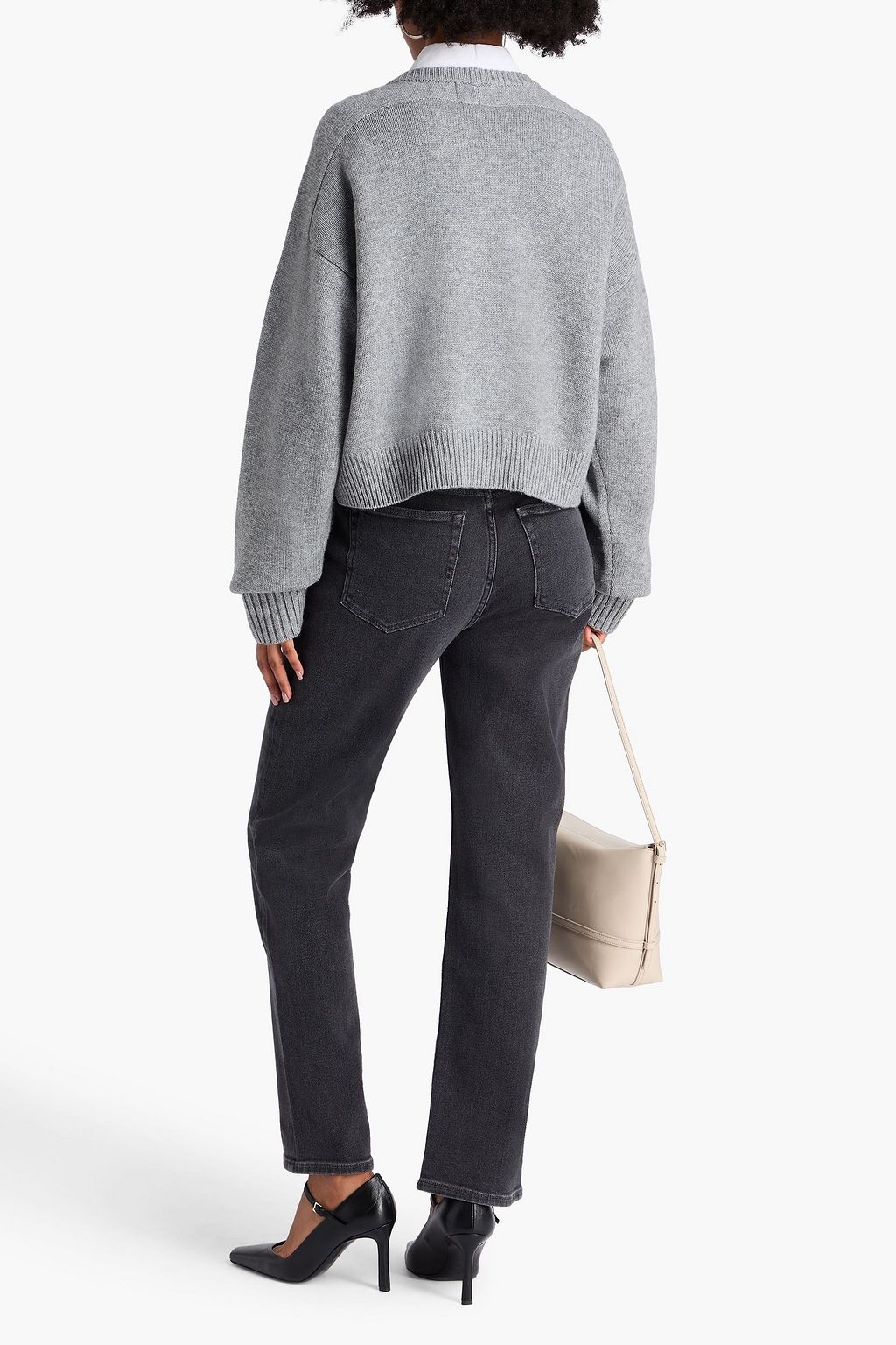 LOULOU STUDIO Bruzzi merino wool and cashmere-blend sweater