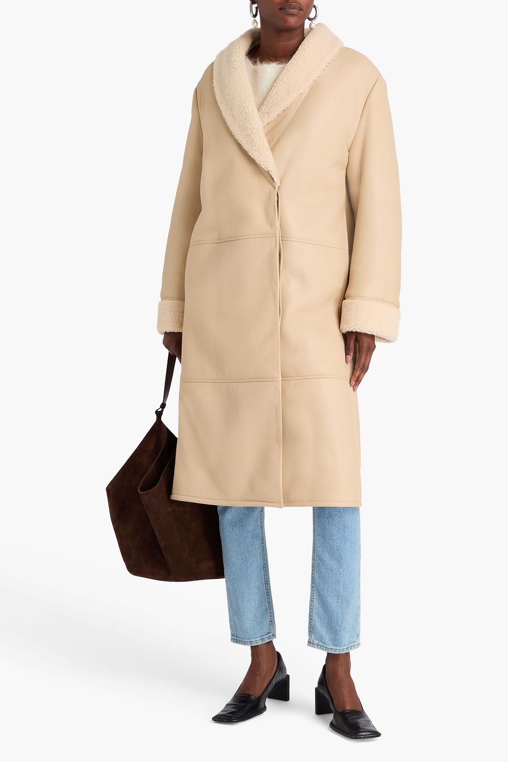 LOULOU STUDIO Elbe shearling coat