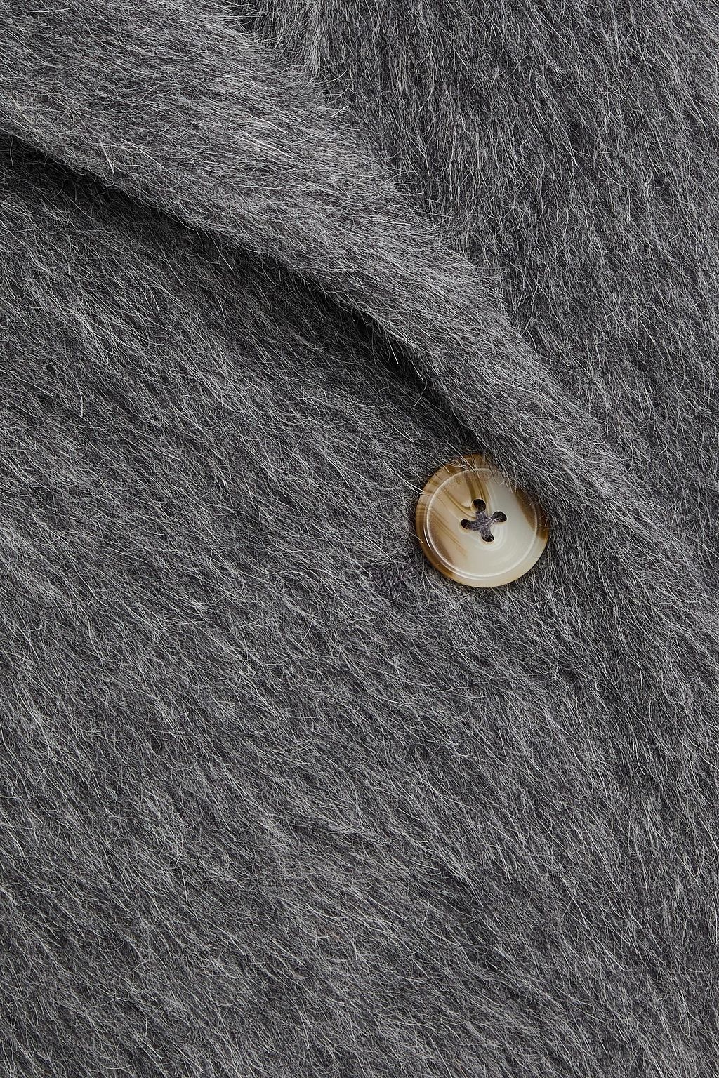 LOULOU STUDIO Danielle brushed alpaca and wool-blend felt coat