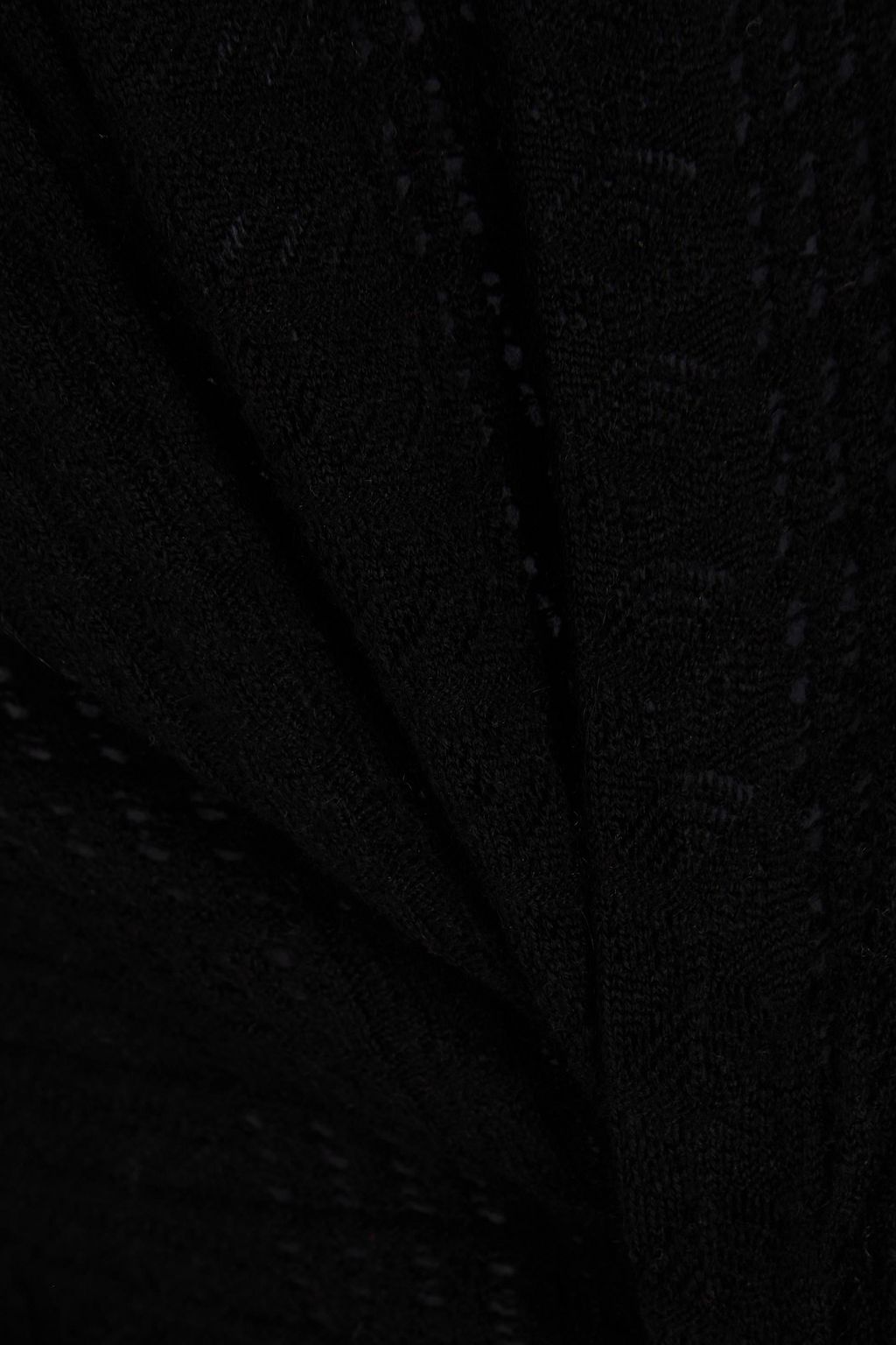 LOULOU STUDIO Orion pointelle-knit wool-blend turtleneck sweater