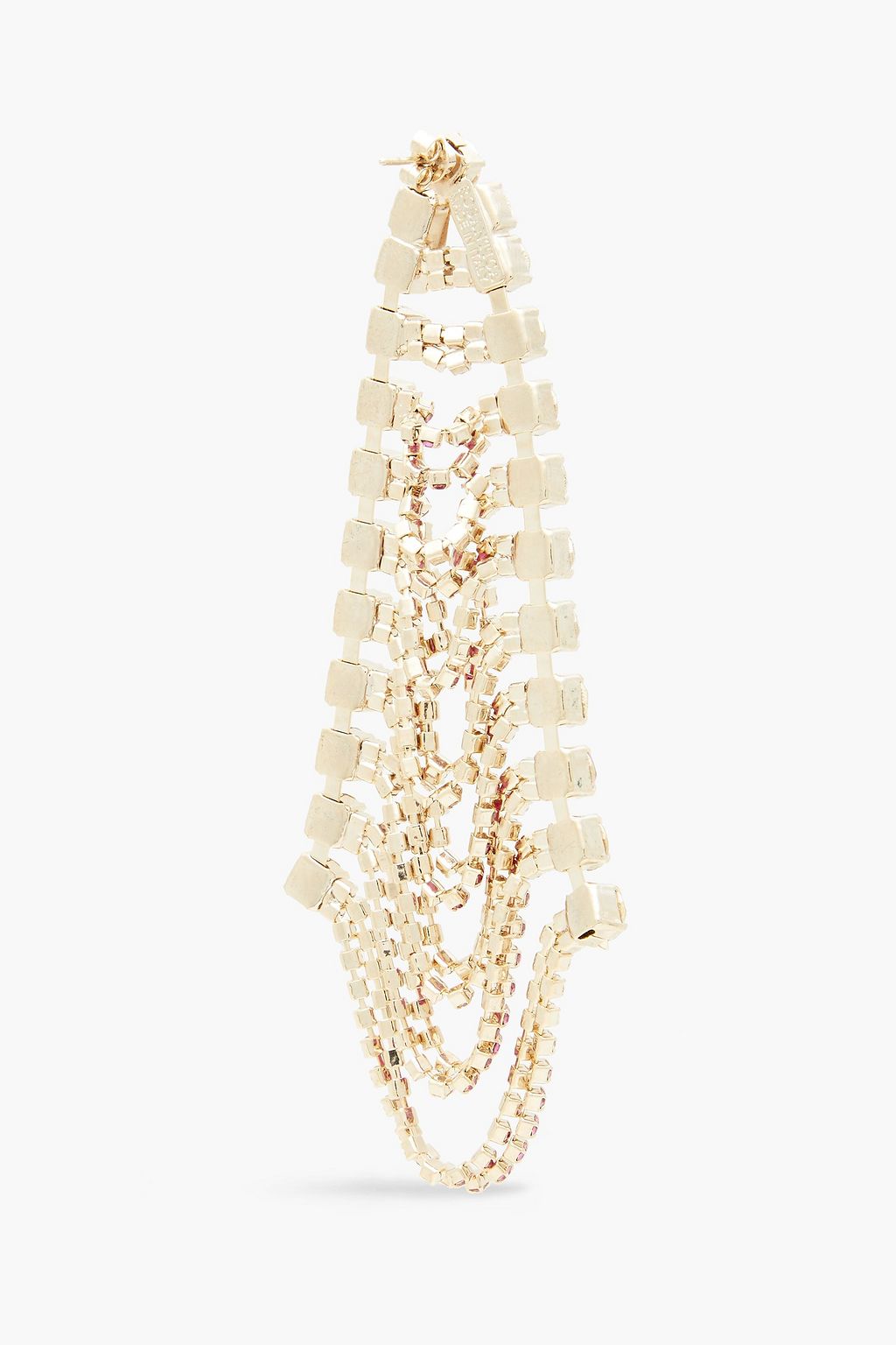 ROSANTICA Gold-tone crystal earrings