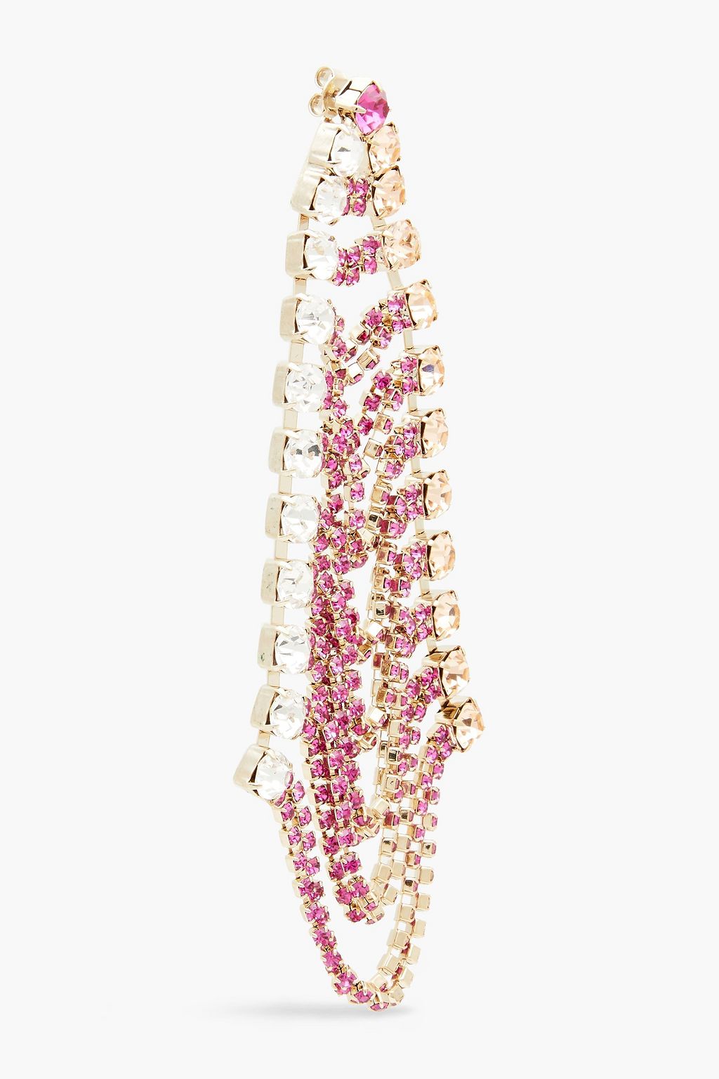 ROSANTICA Gold-tone crystal earrings