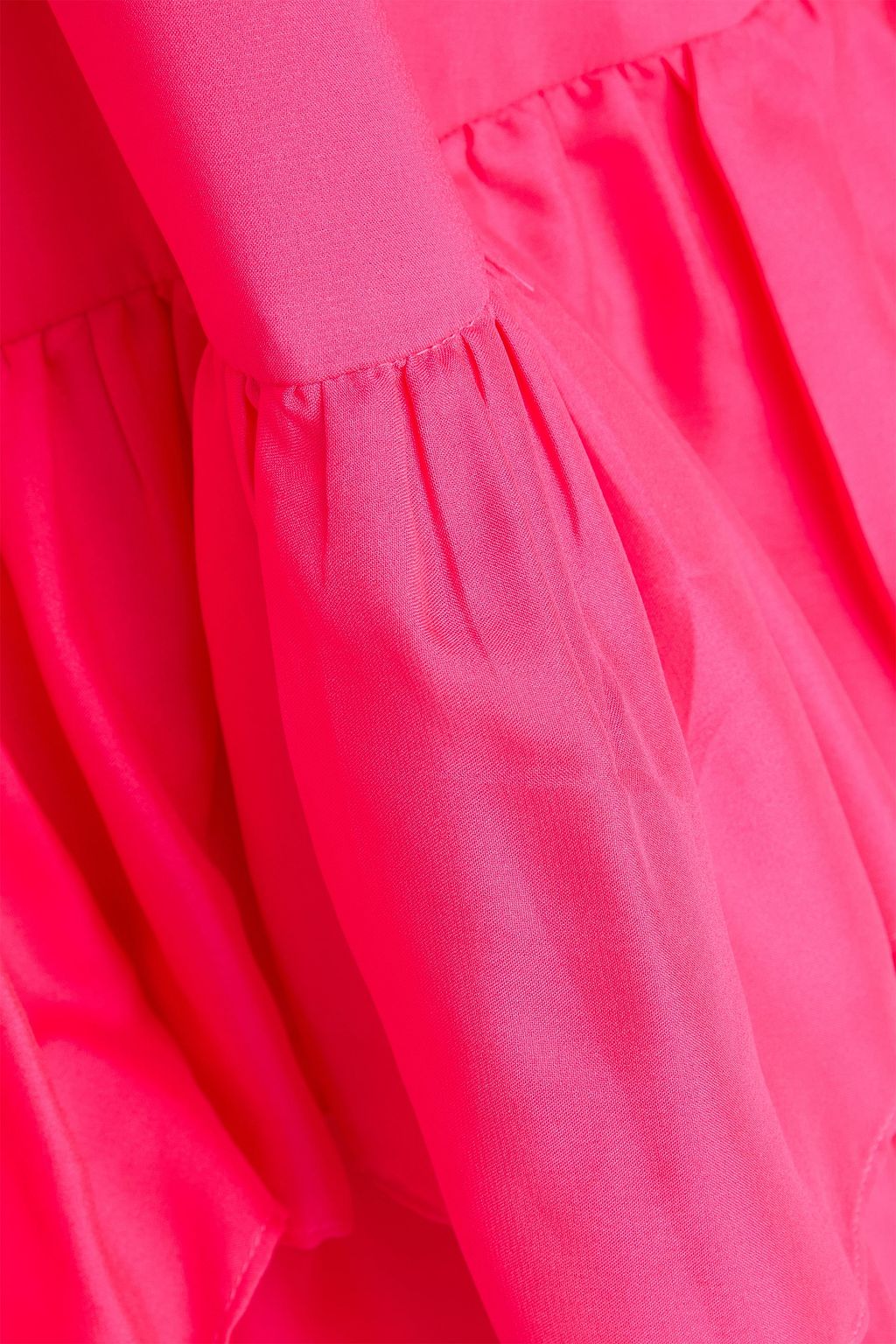 ALICE + OLIVIA Erna ruffled cady mini dress