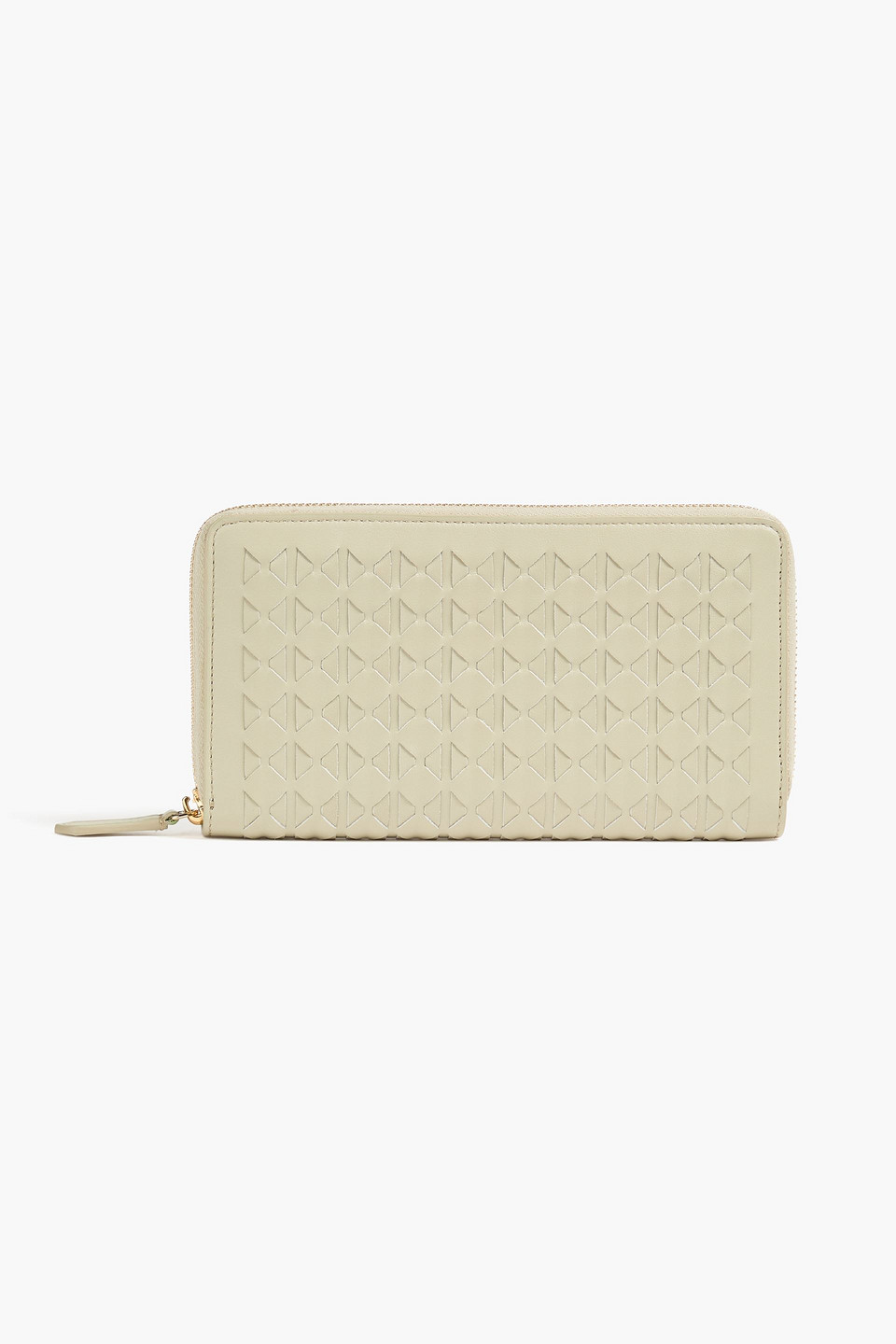 Serapian Mosaico Woven Leather Continental Wallet