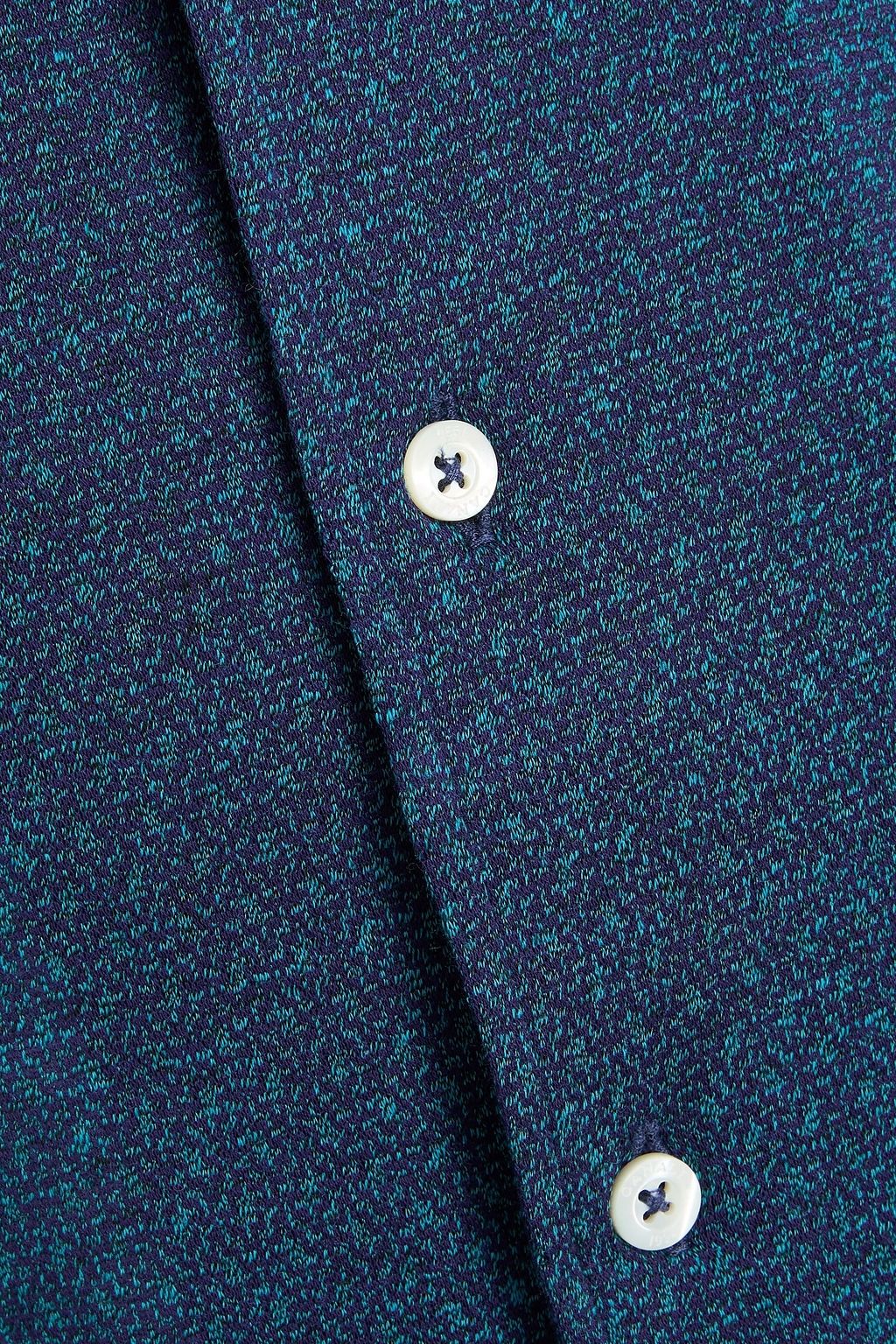 CANALI قميص من القطن والجاكار