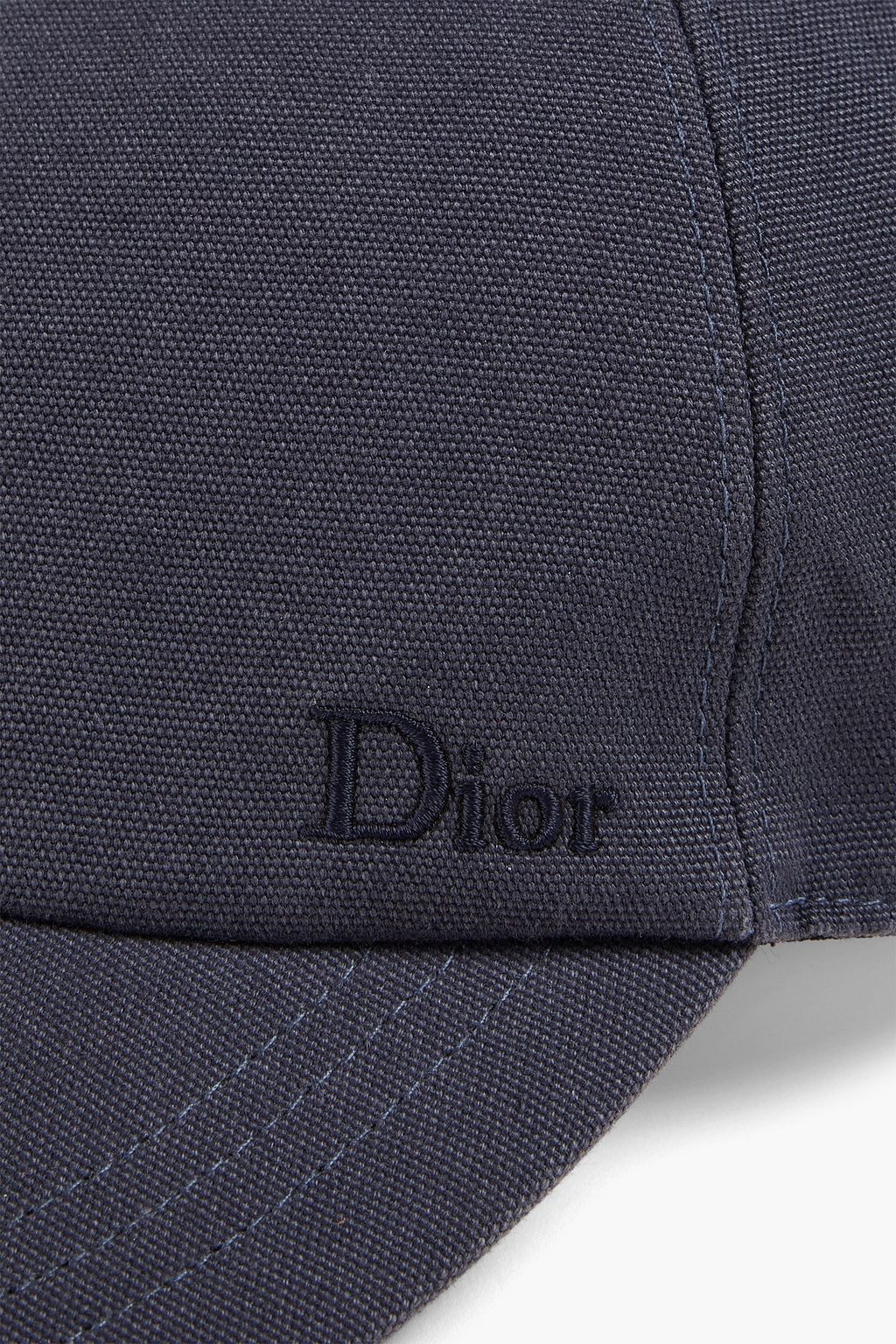 DIOR HOMME Logo-embroidered cotton-canvas baseball cap